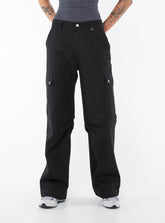 Fallout Mid Rise Cargo Pants Black Tall